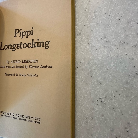 Vintage Pippi Longstocking Book Astrid Lindgren Paperback 73’ Children’s Fiction - Picture 6 of 15